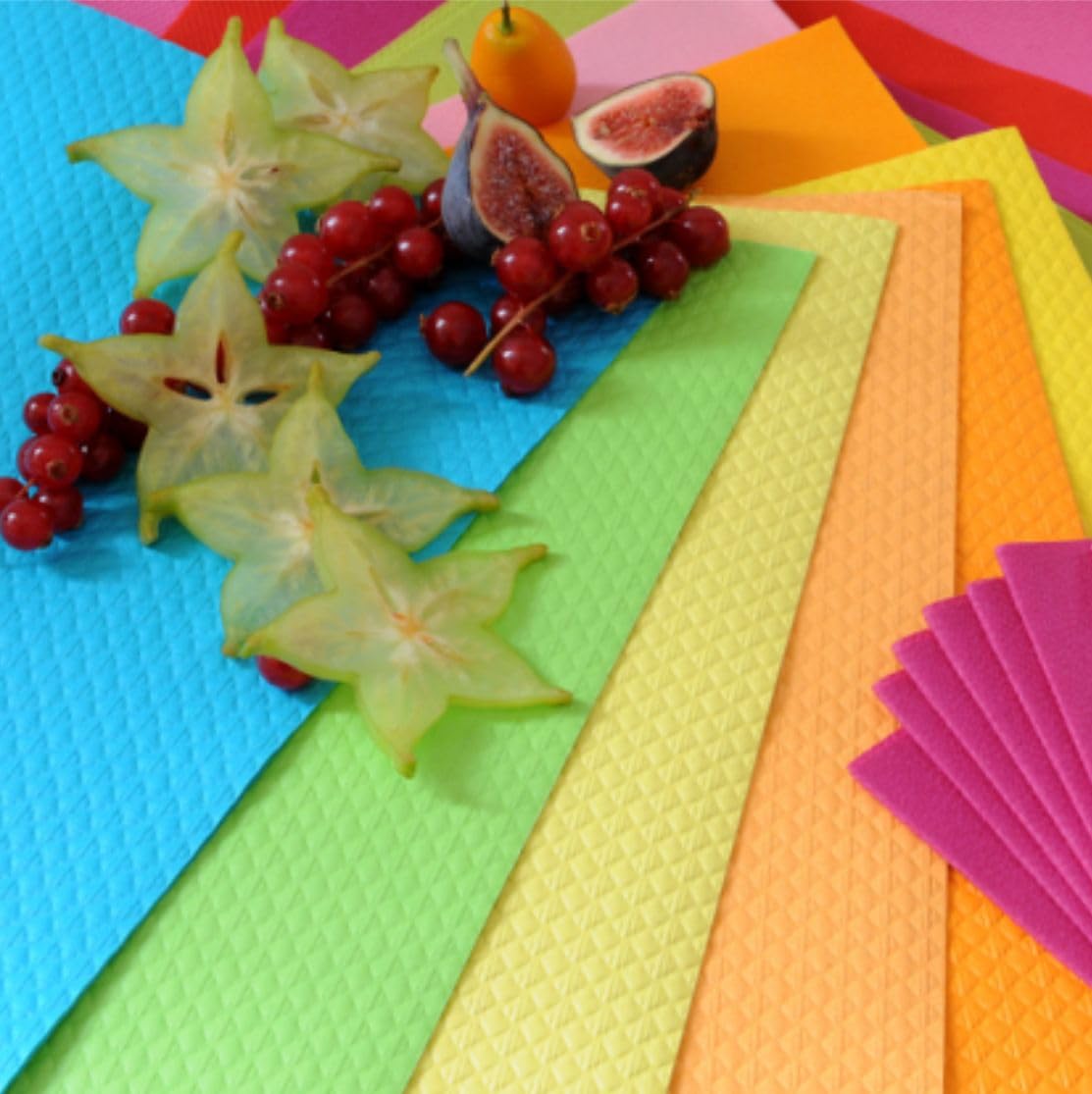 Set de mesa desechable burdeos | Papel repujado repelente | 30 x 40 cm | Lote de 1000 piezas | Recomendado Restaurant - Cervecería - Cafetería