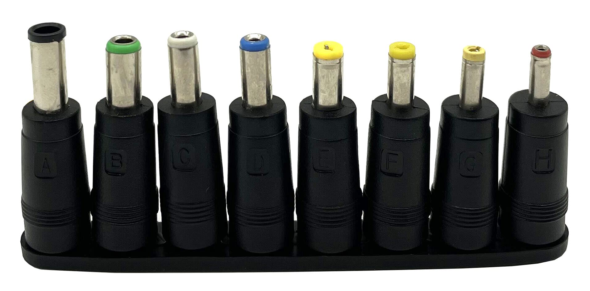 Dafensoy 8-in-1 Universal 5.5mm x 2.1mm Female Power Supply Adapter Kit, Compatible with Notebook Computers, Tablets, Routers, etc.