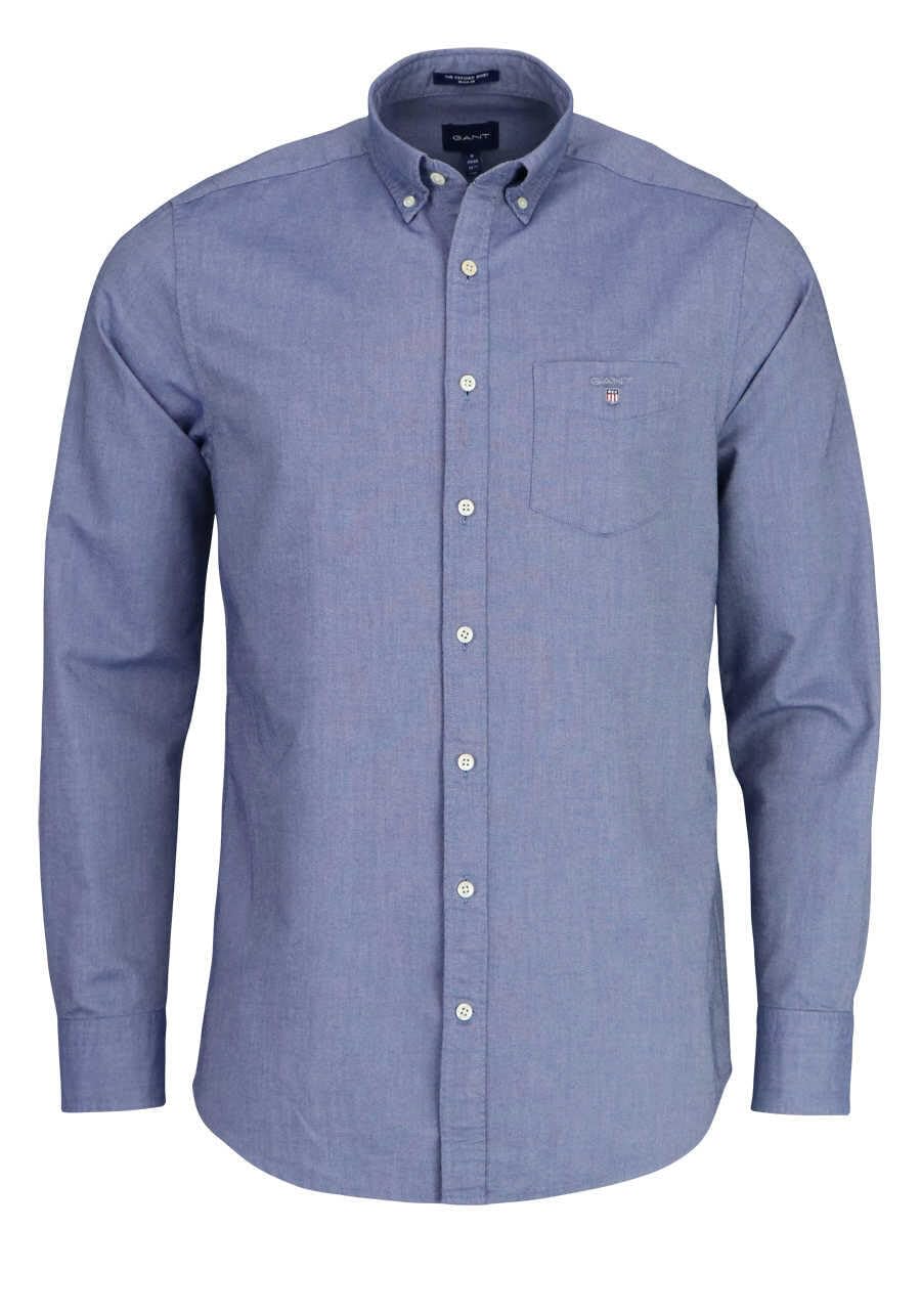 GANT Men's Reg Oxford Shirt Shirt , Persian Blue,3XL