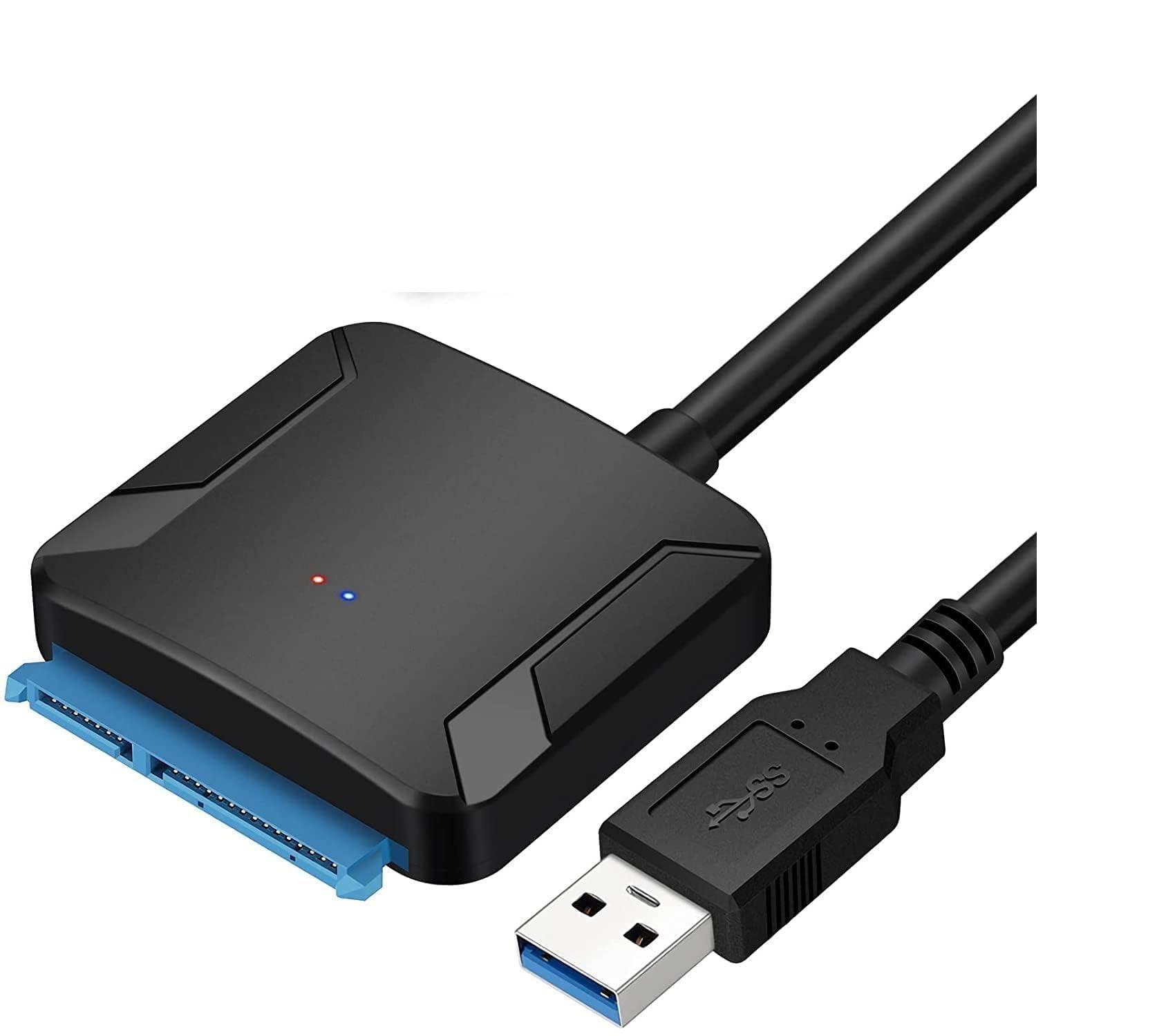 VOOCME SATA To Usb 3.0 Cable, Sata III Hard Drive Converter For 3.5/2.5 Inch HDD/SSD Support Uasp (With External 12V/2A Power Supply) - BLACK (PACK OF 1) (B0CLH6NVYF) Amazon Price History, Amazon Price Tracker