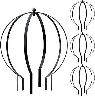 10 Mini Pergola Ideas for Small Gardens and Patios 79 Set of 4 Large Metal Trellis Obelisks Sturdy Round Circle Trellis for Cl...