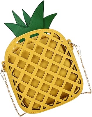 TENDYCOCO Fruit Shoulder Bag Wallet Purses for Women Crossbody Zip Around Wallets for Women Girl Backpack Purse Fruit Style Purse Kawaii Satchel Purse Banana Shaped Handbag Shoulder Bag Miss