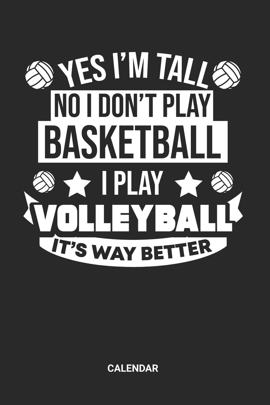 Calendar: Volleyball Weekly and Monthly Calendar Planner (6x9 inches) ideal as a summer beachvolleyball Calendar Journal. Perfect as a Coaching ... V-Ball Lover. Great gift for Men and Women