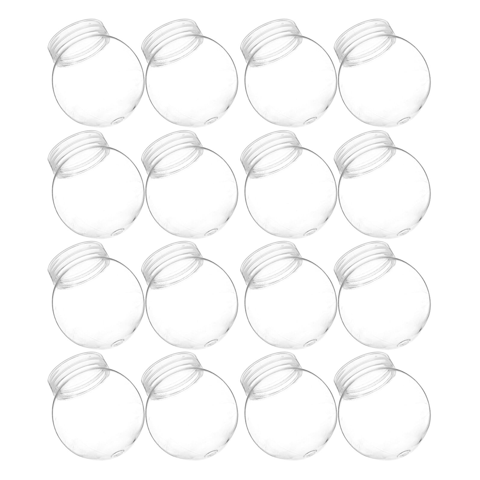 Bolas de nieve transparentes de plástico rígido que evitan grietas en tus terrarios DIY