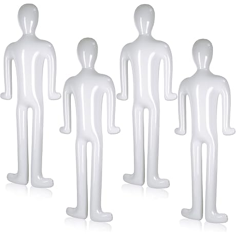 Lenwen 4 Pcs 70" Halloween Inflatable Body Mannequin Full Size Inflatable Body...