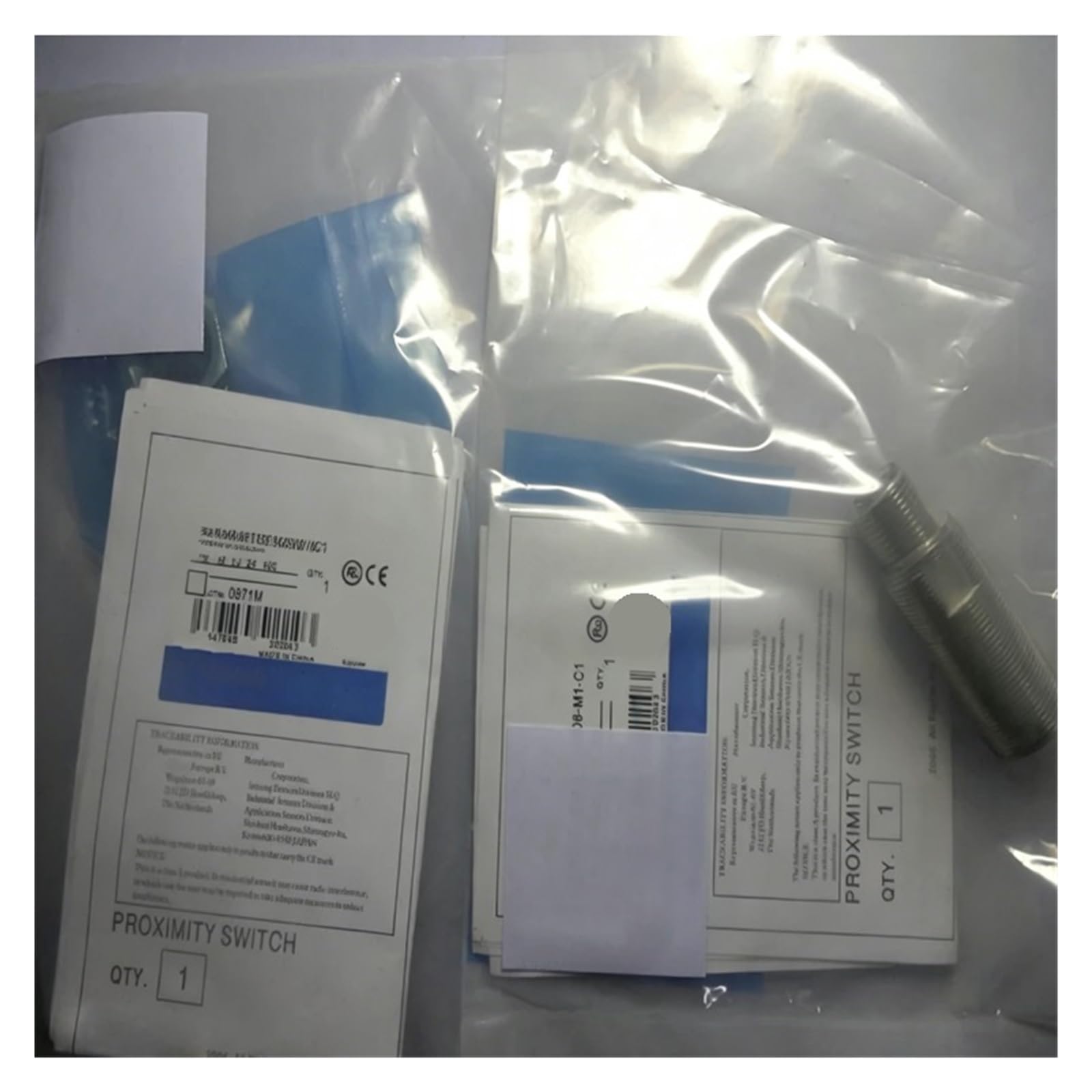 CJKXPZMH 1pcs sensor E2A-M08KS02-M1-B1 E2A-M08KS02-M1-B2 E2A-M18KS08-WP-C1 E2A-M18KS08-M1-B3-4 proximity switch(E2A-M18KS08-M1-B3-4)