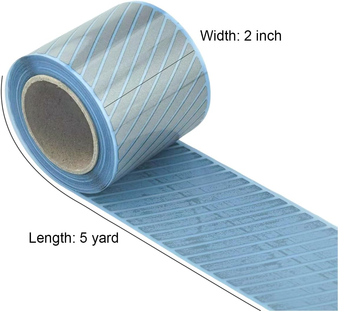 High Visibility Silver Reflective Heat Transfer Vinyl Elastic Iron On Stickers for Clothing Bags T-Shirt Striped 2inch x 5yard
