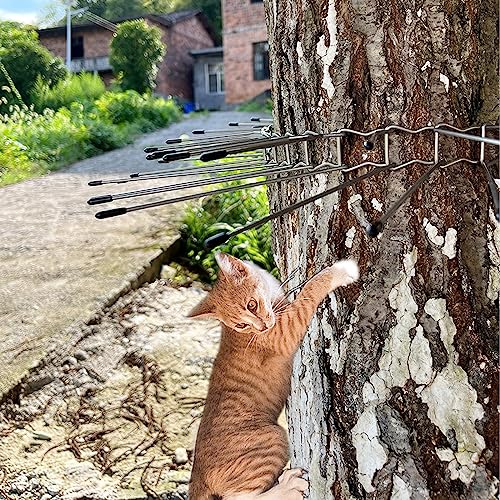 Katzenabwehrgürtel, 2er Marderabwehrgürtel für Fallrohre, Marderabwehr aus Galvanisiertem Stahl für Haus, Durchmesser Ø 100 mm bis Ø 130 mm, Marderschreck Waschbär Abwehr Marderschutz