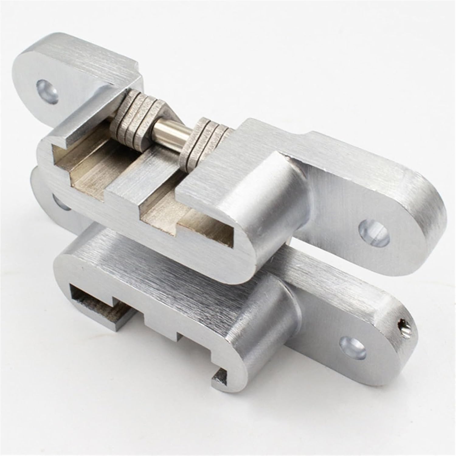 Door Hinges Concealed Barrel Cross Hinge Wooden Box Folding Door Invisible Hinges Window Furniture Cabinet Door Hardware(13x60MM)