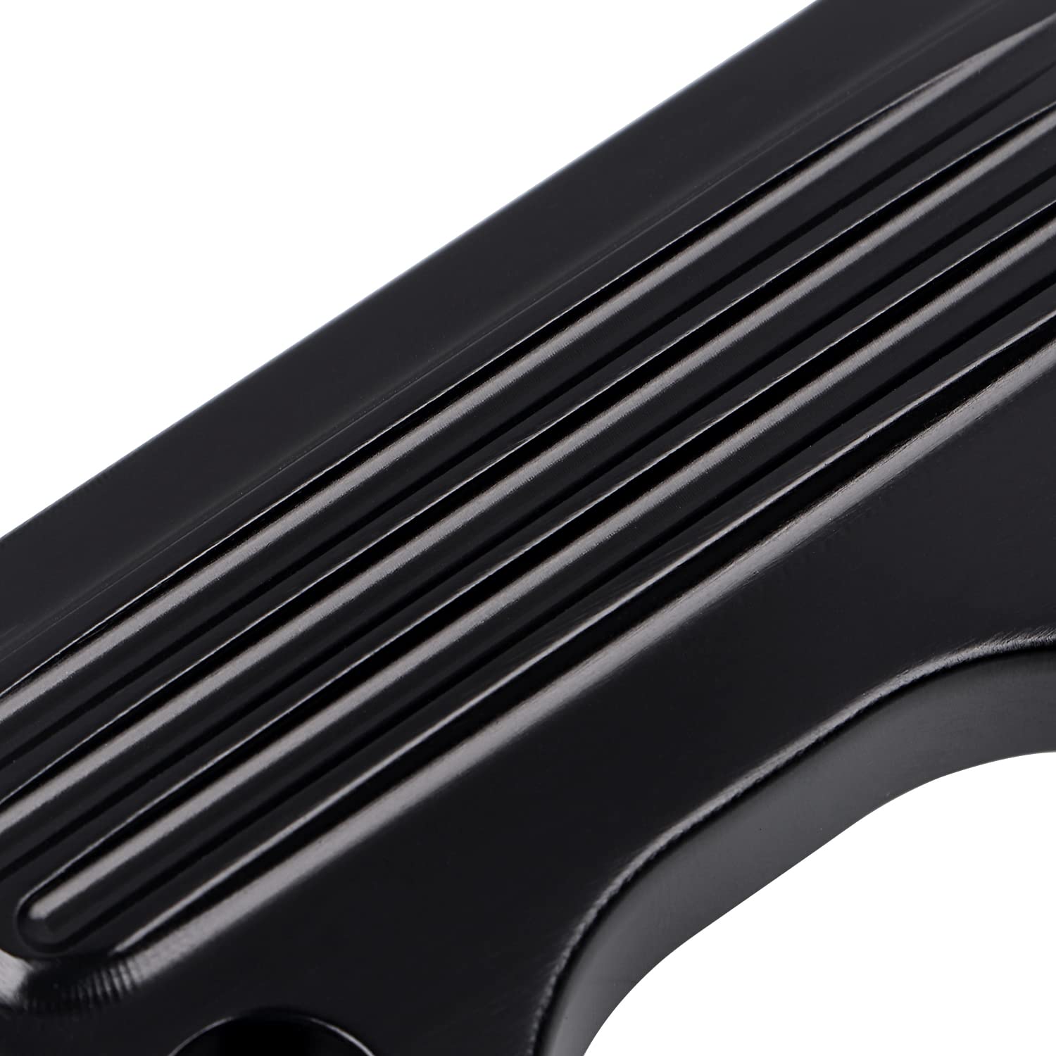 Nero Motociclo Morsetto superiore manubrio Morsetto riser manubrio da 1 pollice per Harley Street Glide Road King Softail, Dyna e Sportster
