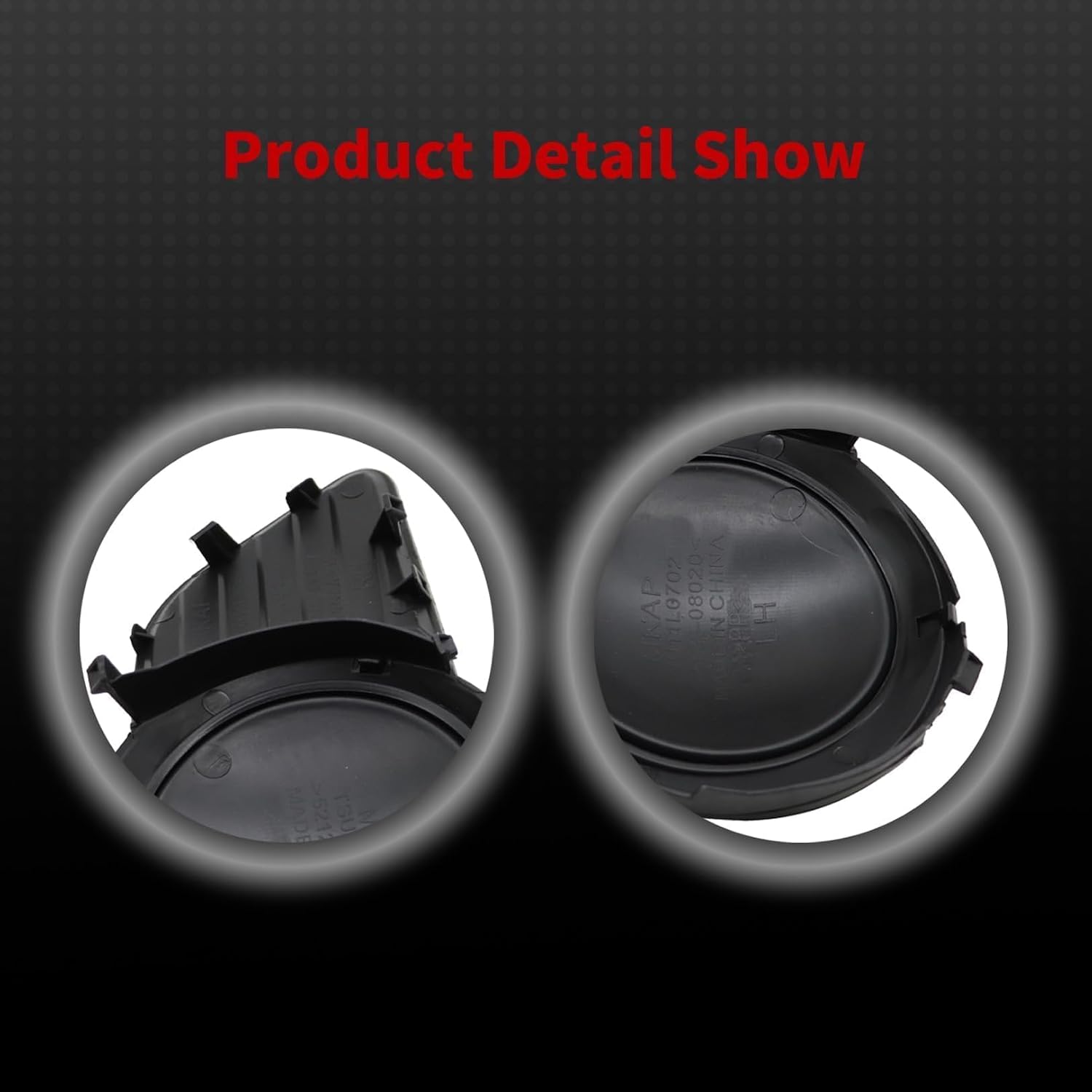 Nakkaa 5212708020 2Pcs Driver and Passenger Side Fog Light Covers Compatible with Sienna 2011-2017 TO1039169