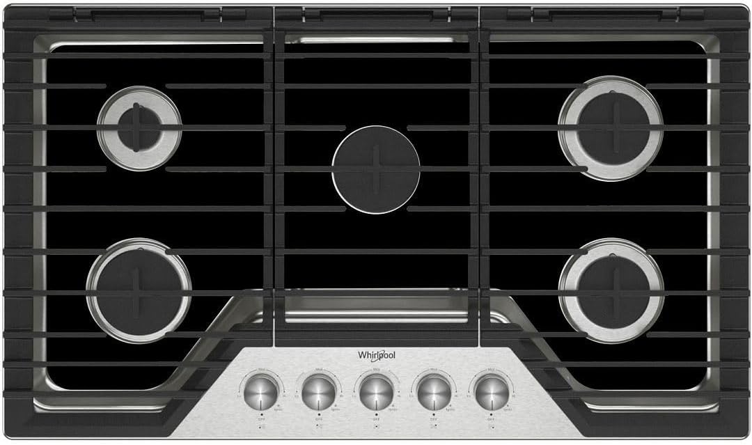 Premium Plus Stove Protectors for Whirlpool Gas Cooktop Model WCGK7036PS, Custom Cut, Easy to Clean Stove Liner, Made in the USA.