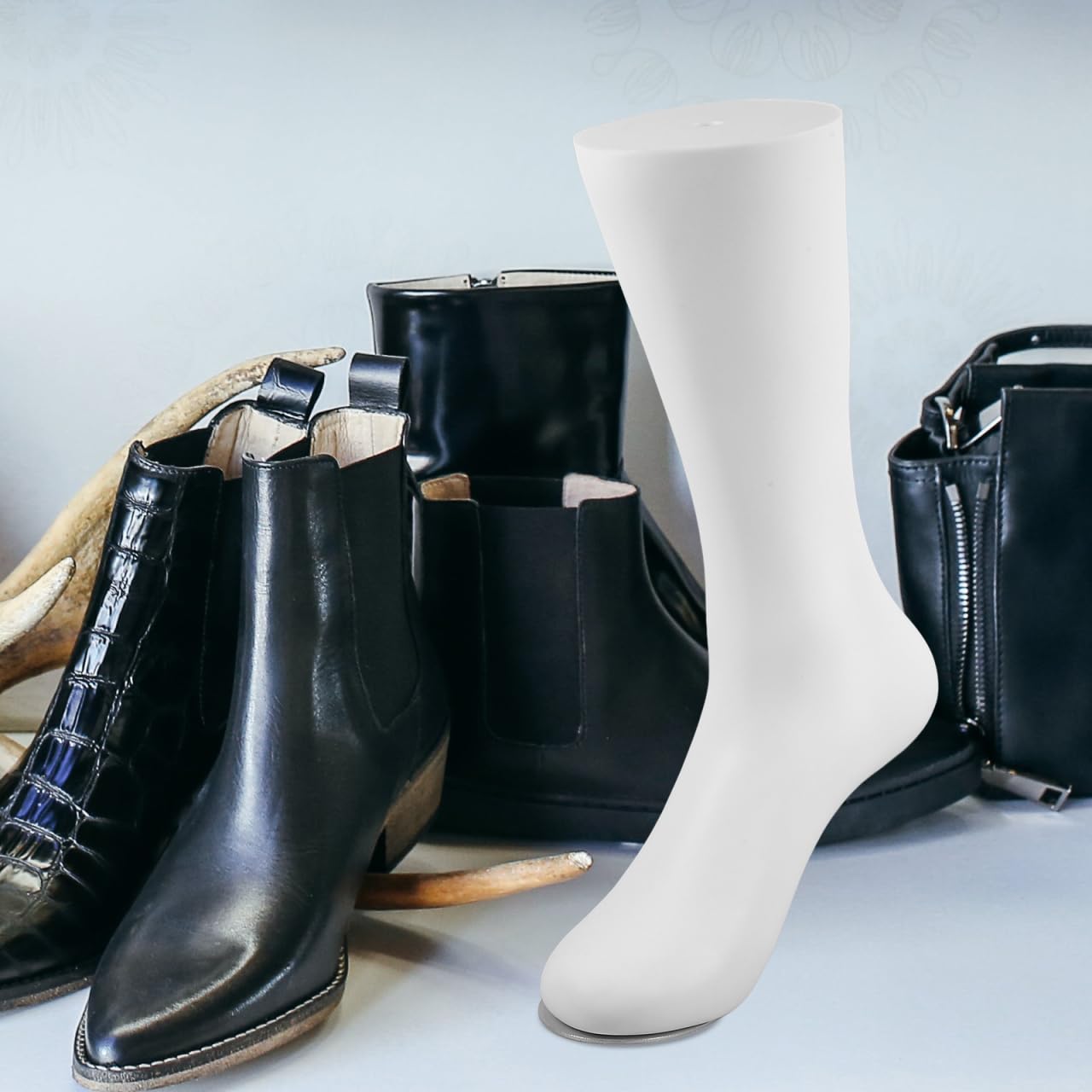 STOBAZA Sockenfuß-Modell Mannequinfuß Für Herrensocken Socken-Display-Halter Mit Realistischen Proportionen Tragbares Socken-Ausstellungsmodell Für Einzelhandel Schaufenster Und Fotografie