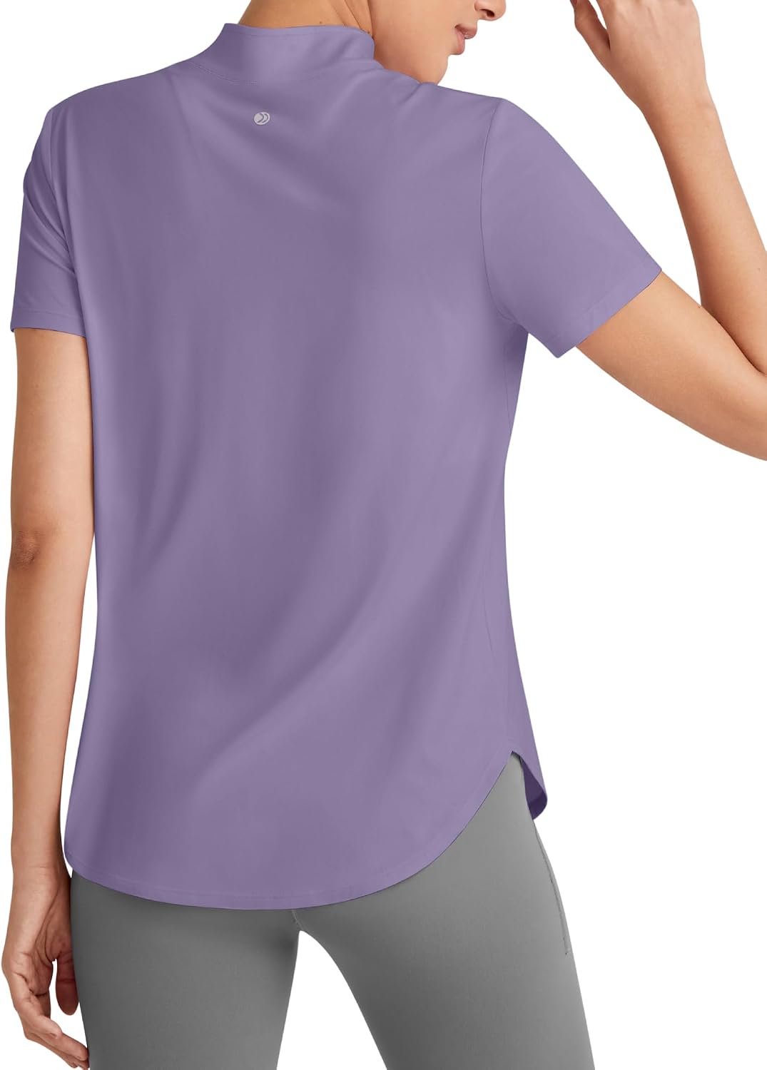 G4Free Skimetic UPF 50+ Womens Workout Tops Short Sleeve Half Zip Golf Shirts Loose Fit Athletic Gym Tshirts Running