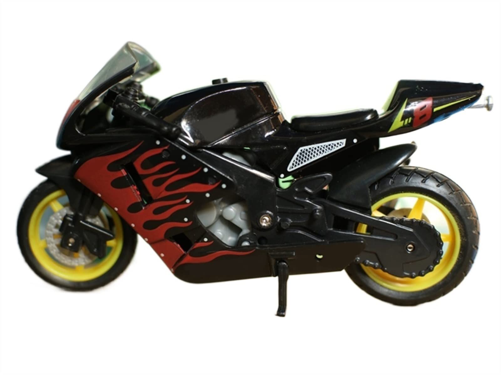 SEYXF Motorbike Toy Motorcycle Desktop Display for No. 8 Racing Model Diecast Metal Toy 1/18