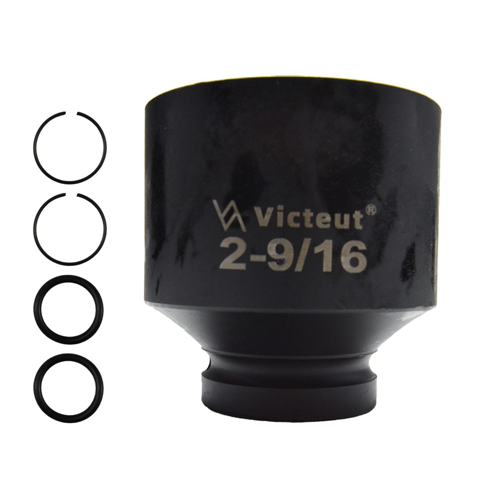 Douille à choc de 2,5 cm forgée en acier Cr-V haute résistance avec design d'angle radial