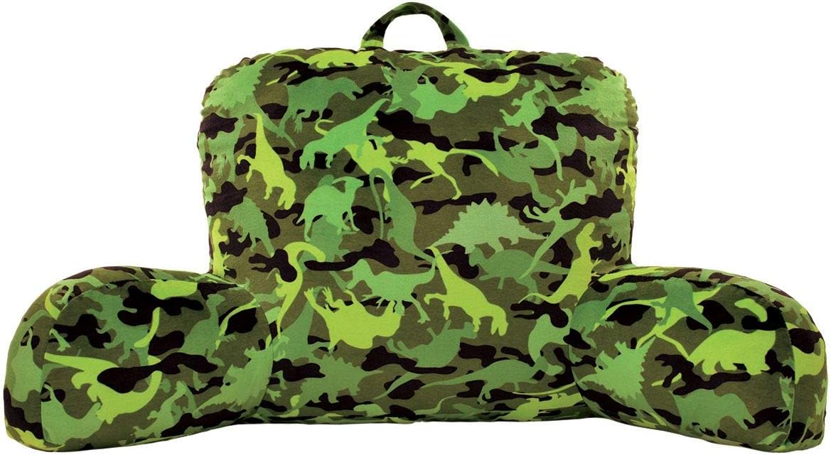 iscream Silky Soft Plush 37.5" x 15.5" Lounge and Reading Bed Support Pillow - Race Car