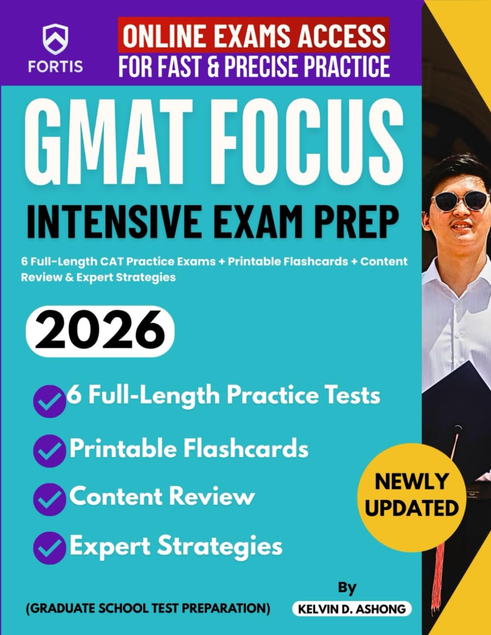 GMAT Focus Intensive Exam Prep: 7 Full-Length CAT Practice Exams (4 in Book + 3 Diagnostic Online Tests) + Printable Flashcards + Content Review & Expert Strategies (Graduate School Test Preparation)