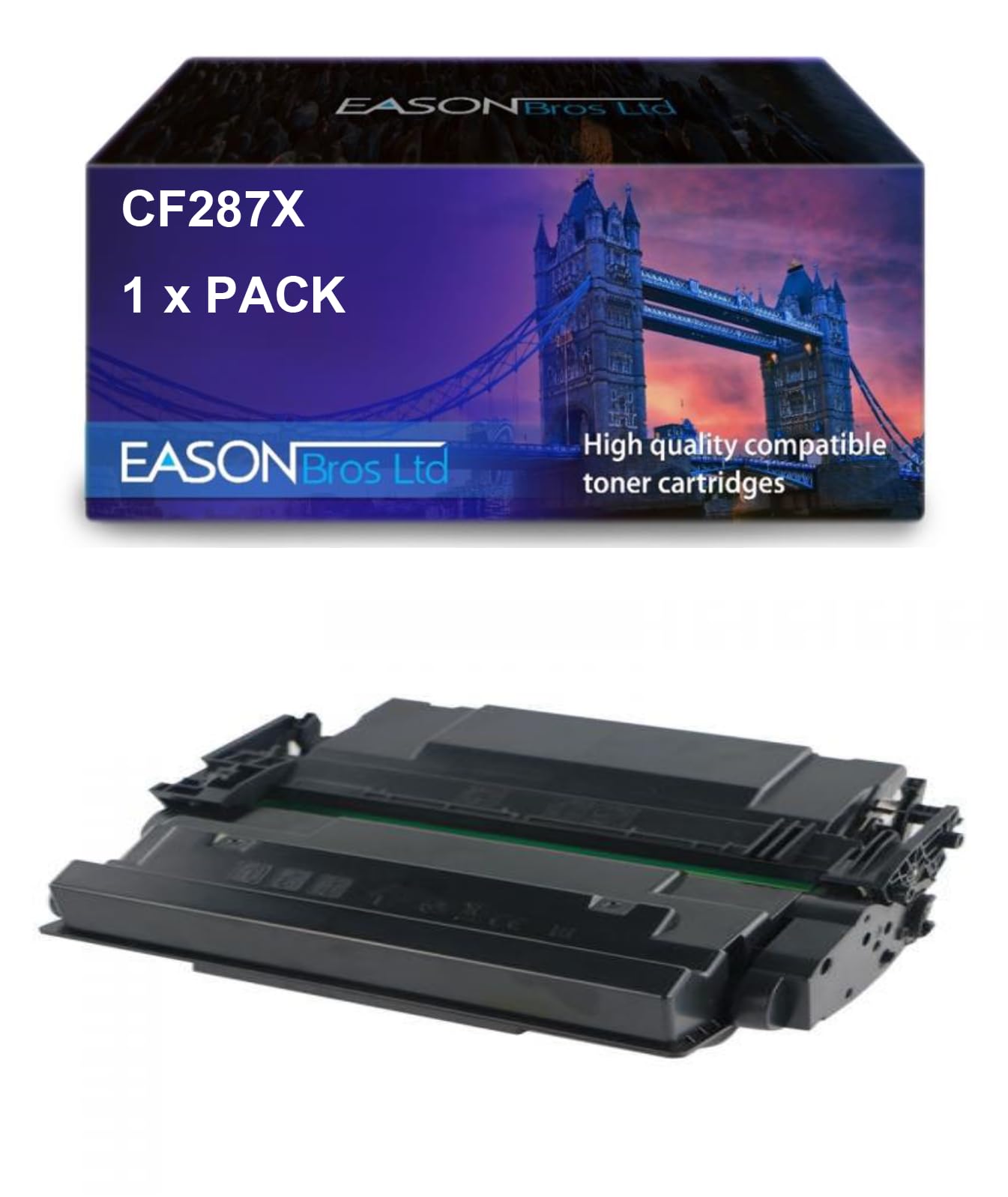 Black Toner Cartridge Replacement For HP 87X, High Yield, 18,000 Page Yield (Compatible
