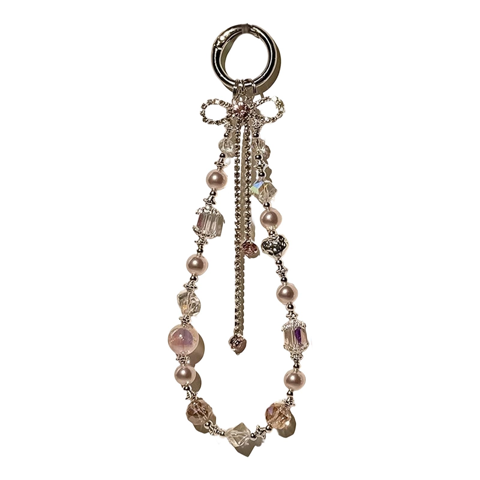 Cinturino Da Polso Per Fotocamera Con Perline E Farfalla, Accessorio Elegante Y2K