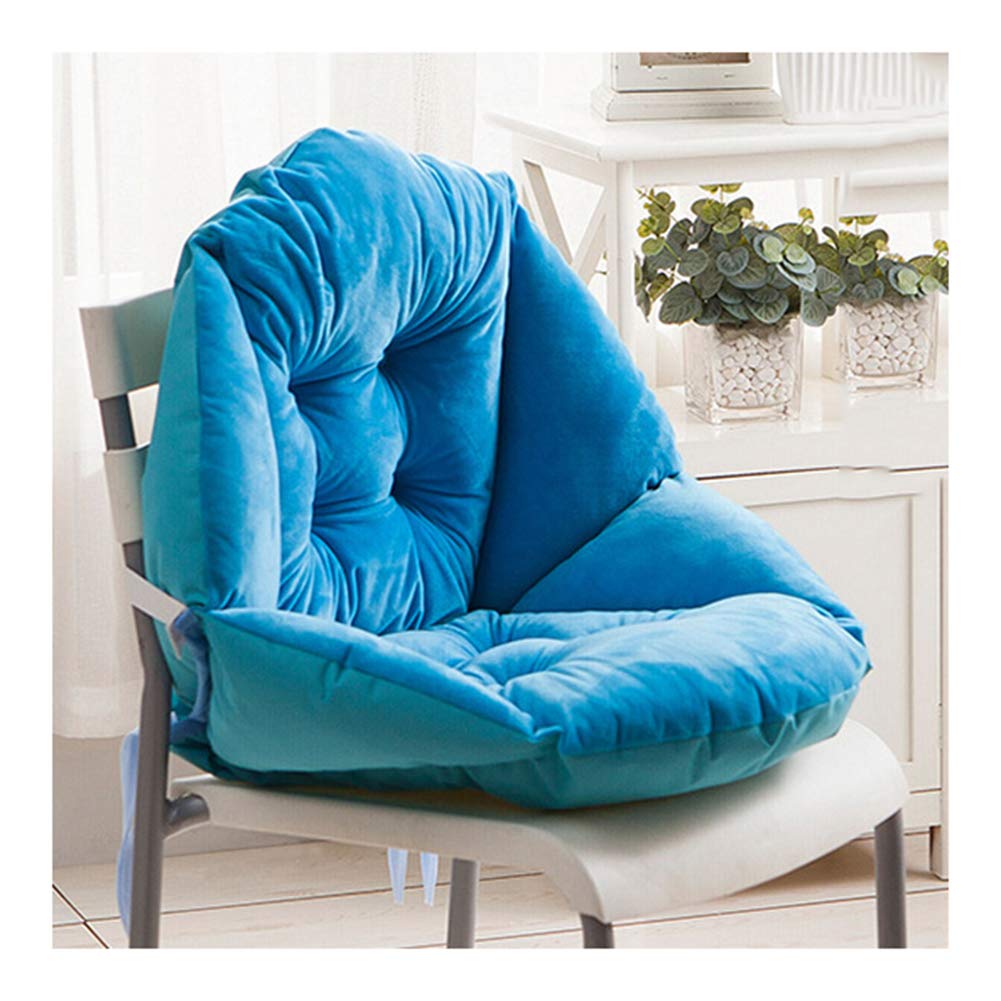 HONGBI Seat Cushion Soft Premium Cushion Pads Provides Comfort for Car, Office Chair and Wheelchair for Hip Back Sciatica Relief Pain Sky Blue 48x40cm