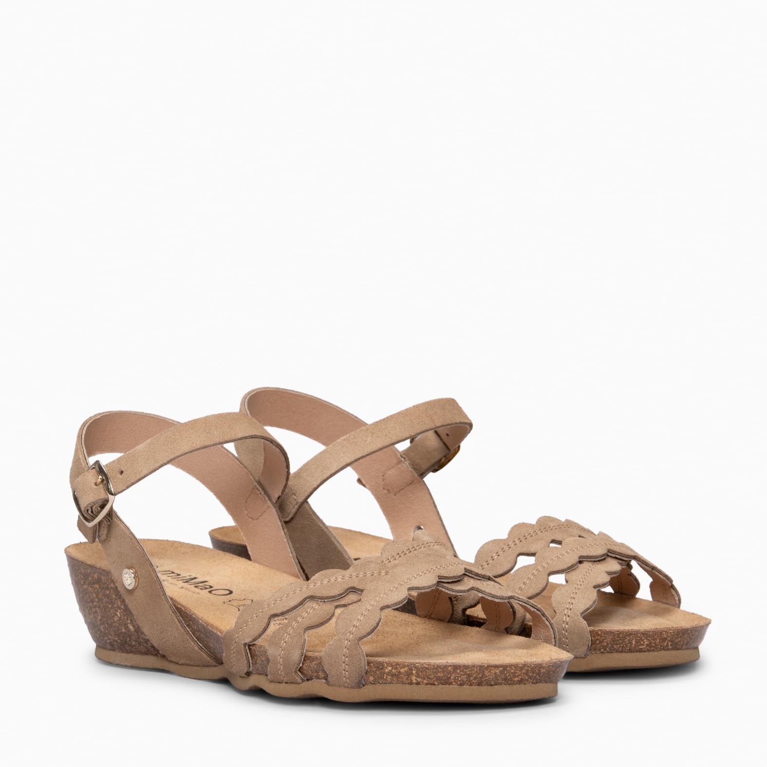 miMaO. Sandalias BIO con cuña. Fabricado en España