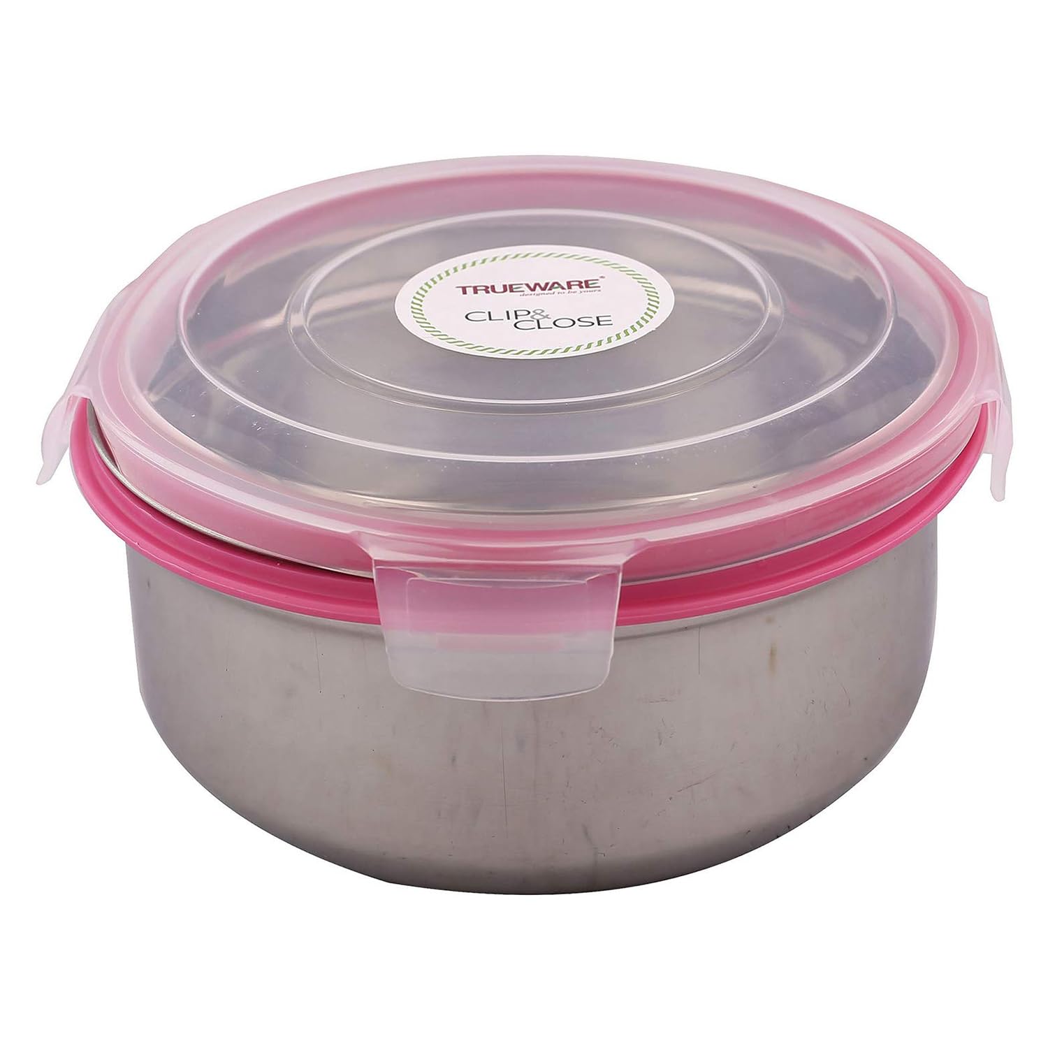 Kuber Industries Plastic Container, 1.2 litres, Pink