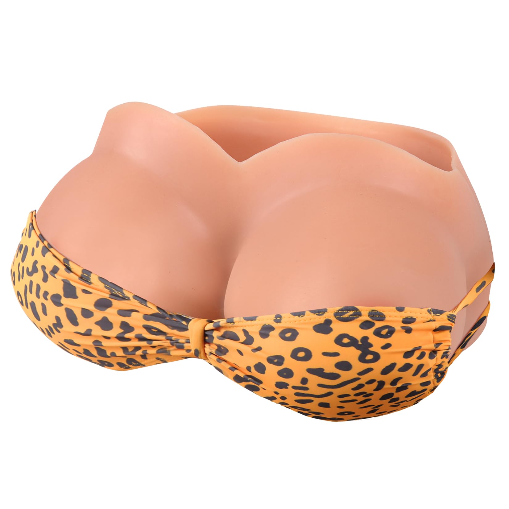 YEEFAIRY Silicone Crossdresser Borst Strapless Bandeau Voor Transvrouwen Tube Top Kunstmatig Breast Met Elastische Aanpasbare Riem Katoen gevuld Transgender en Cosplay (F-cup, Maat XL, Beige