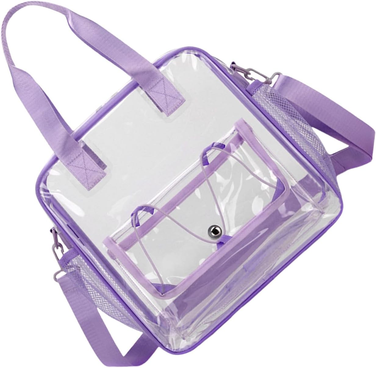 クリア 防水 キャリーオールバッグ 多目的 旅行オーガナイザー 水泳用品 ビーチ 必需品 日常使用 防水 透明 ビーチバッグ