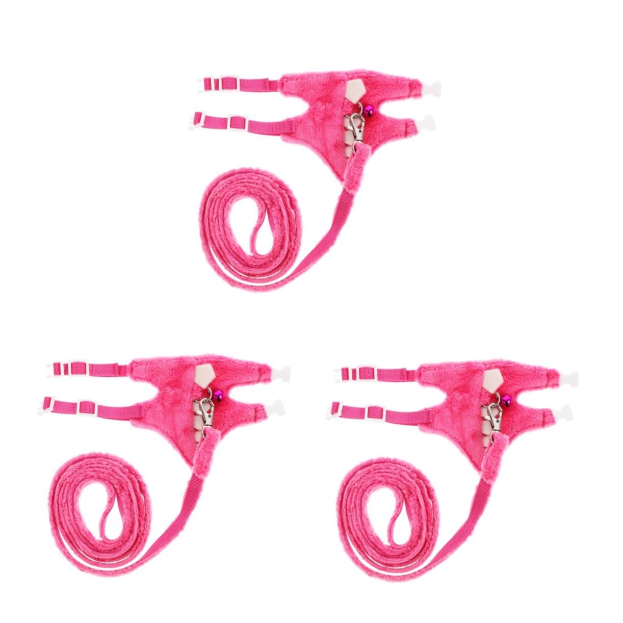 SUPVOX 3pezzi Imbracatura e Guinzaglio Per Animali Pet Walking Vest Ferret e Scoiattoli Materiale Resistente e Design Traspirante Per Attività Indoor e Outdoor