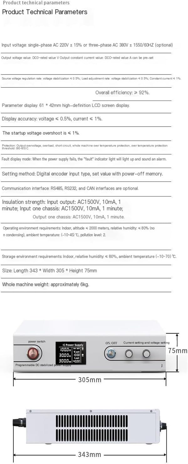 40V80A スイッチング 調節可能 DC 電圧レギュレータ プログラム可能 DC 電圧レギュレータ (ZK-SPS-40V100A スイッチング