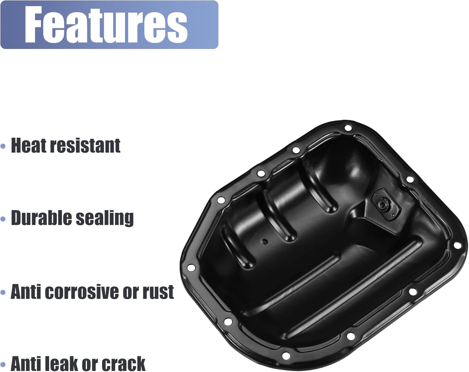 X AUTOHAUX Engine Oil Pan Replacement No.1210221010 for Scion XB 2004-2006 for Toyota Echo 2000-2005