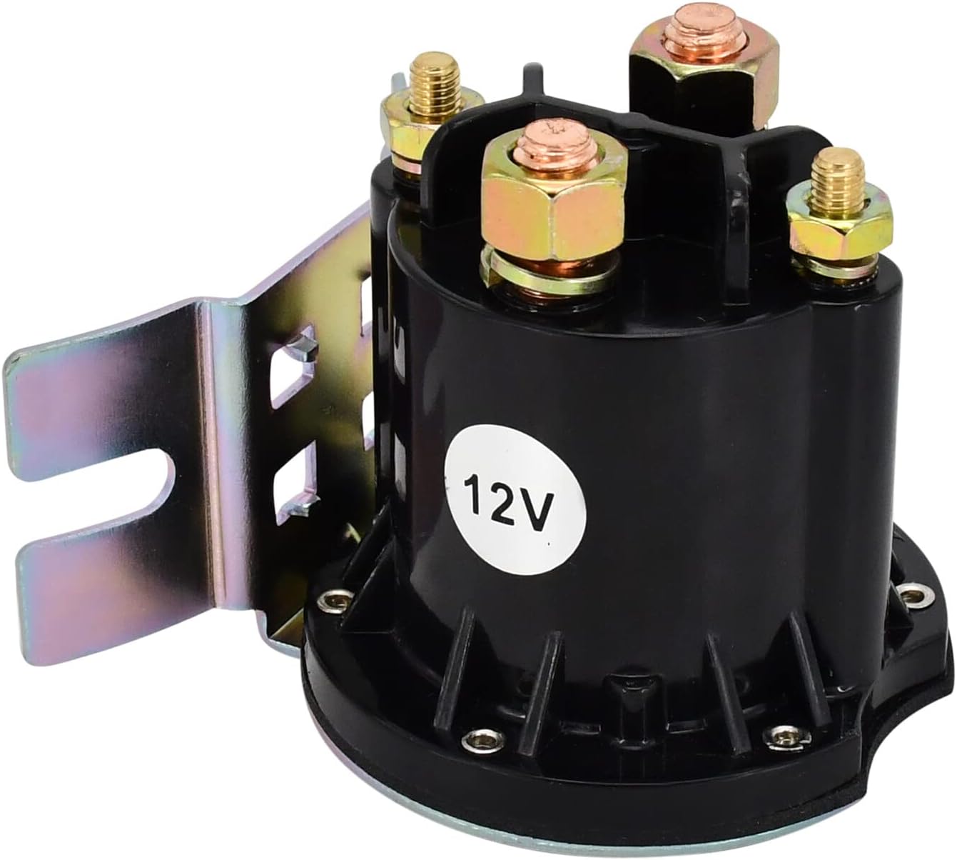 12V Starter Solenoid Switch Relay 4 Terminal Current 150A Max 800A 684-1251-212 684-1261-212 6841261212 Compatible with Trombetta
