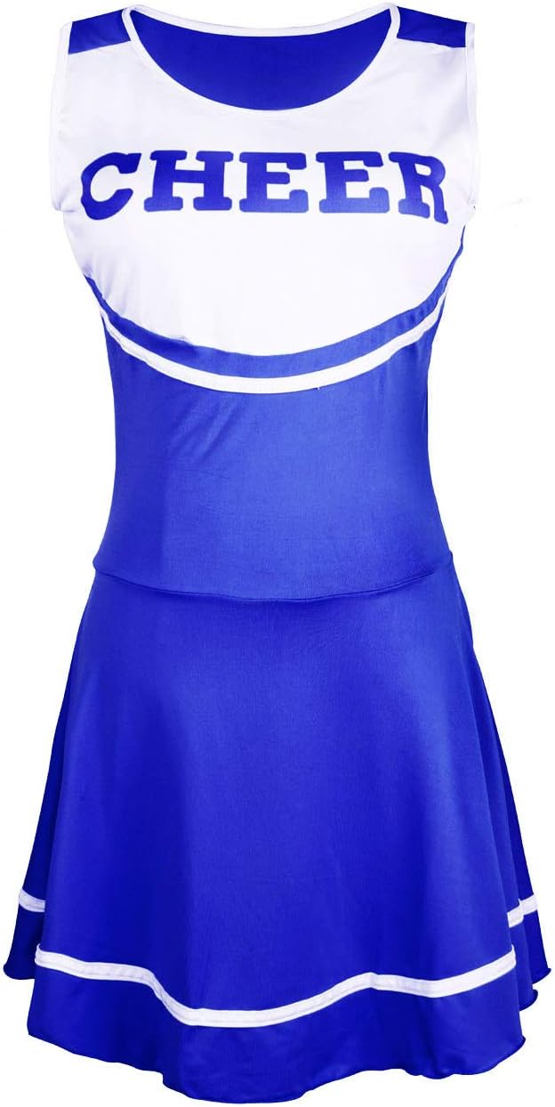 Hamour Womens' Cheerleader Costume Mini Skirt Fancy Dress Uniform