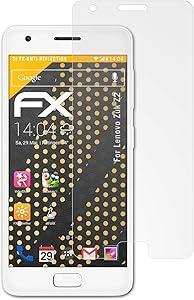 atFoliX Screen Protector Compatible with Lenovo Zuk Z2 Screen Protection Film, Anti-Reflective and Shock-Absorbing FX Protector Film (3X)