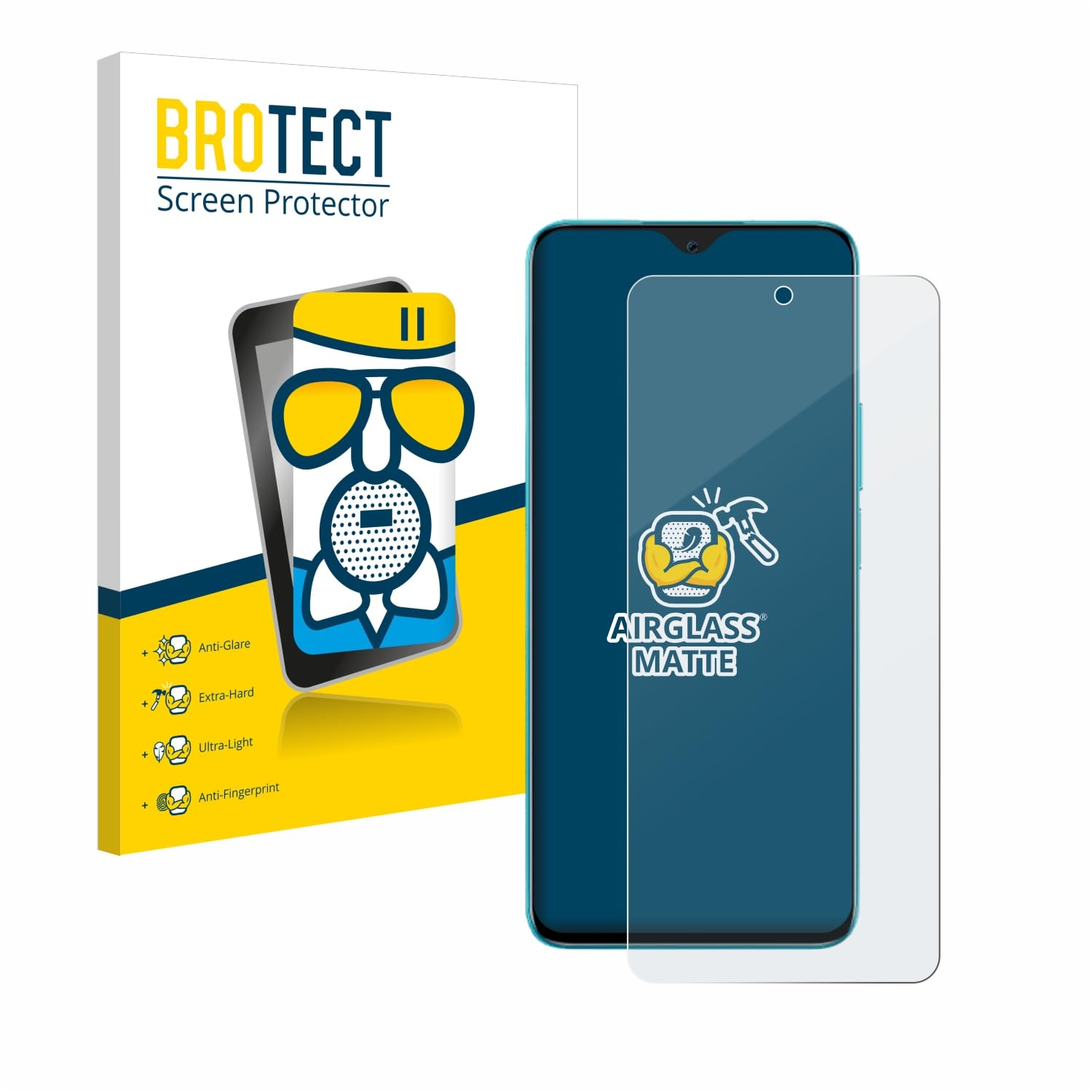 Anti-Riflesso Vetro Pellicola Protezione per Honor 9 Lite