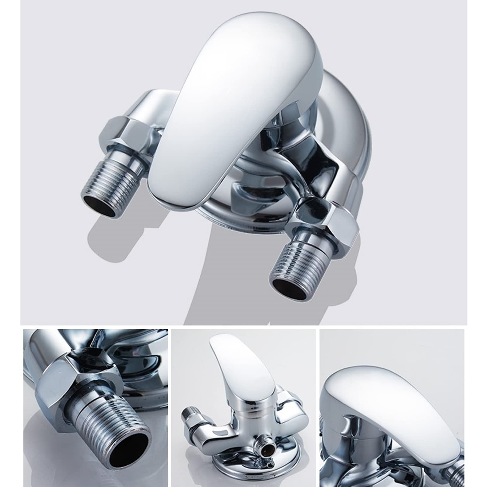 Deviatore doccia Doccia Miscelatore In Ottone Valvola miscelatrice Deviatrice Bagno deviatore doccia soffione In Ceramica deviatore doccia 3 vie