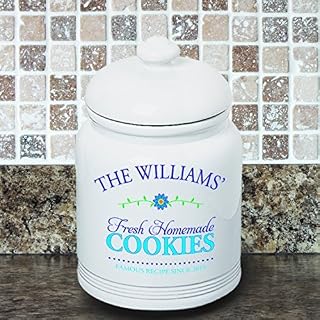 Fresh Homemade Cookies Cookie Jar Personalized with Family Name