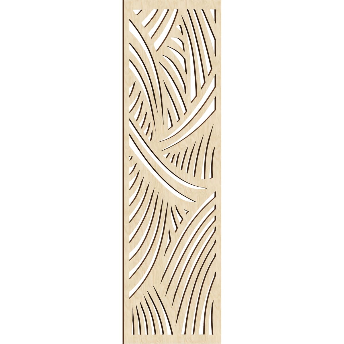 23 3/8"W x 59 3/8"H x 1/4"T Chester Decorative Fretwork Wood Wall Panels, Birch