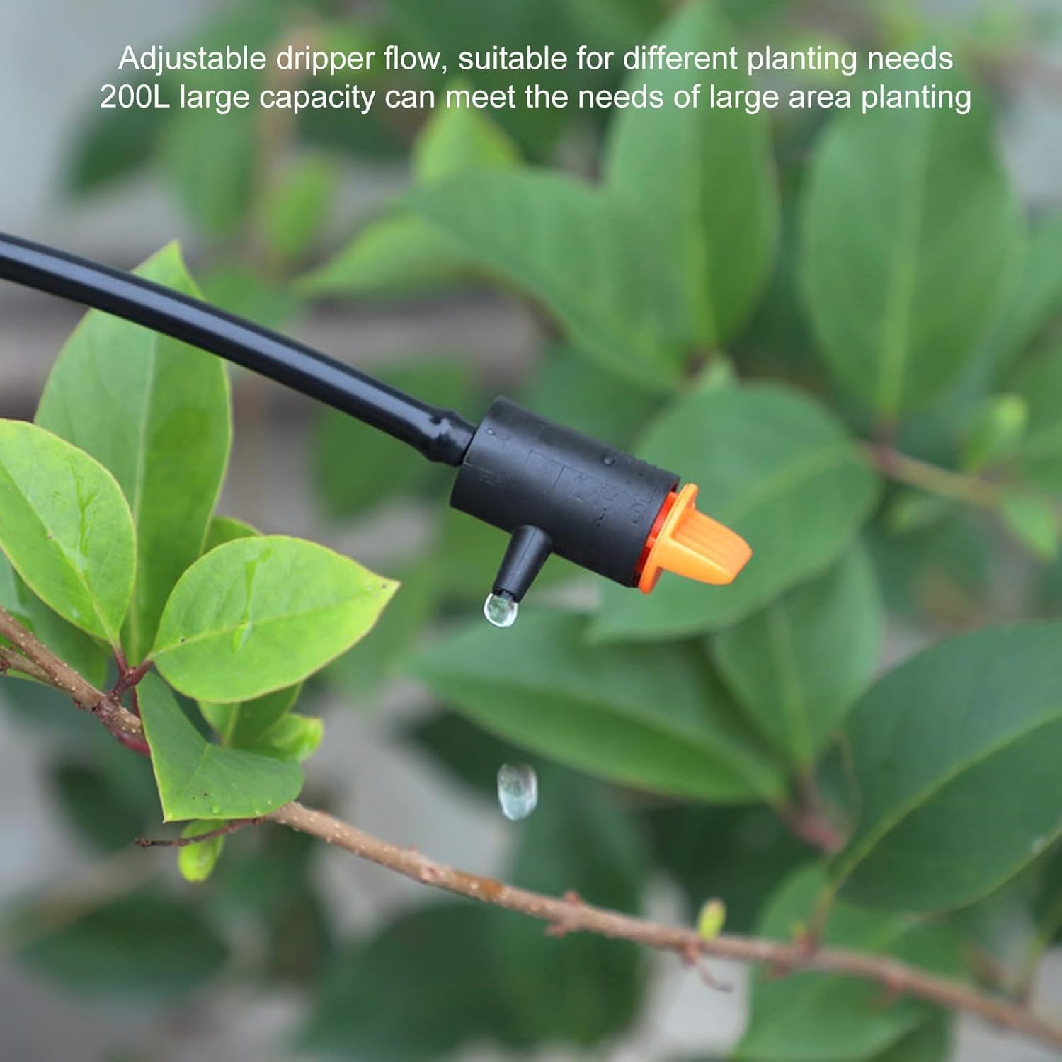 Hydrogarden System Micro-Drip-System regulowany skraplacz, 30 sztuk, emiter kropli, do ogrodu, do węża 4 mm/7 mm, do domu, sukulentów, roślin, trawników, kwiatów