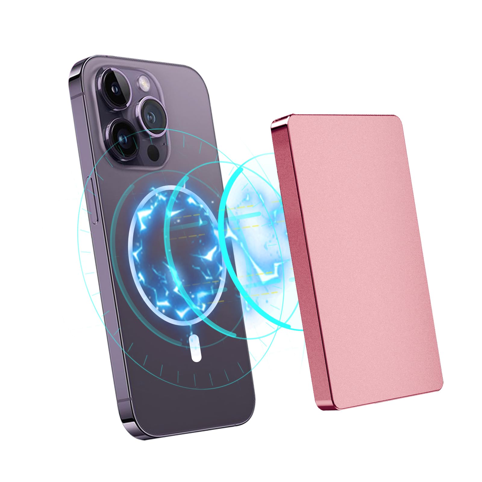 Valenta Cardprotector, Aluminium, Magnetic, RFID-geschützt, Rose
