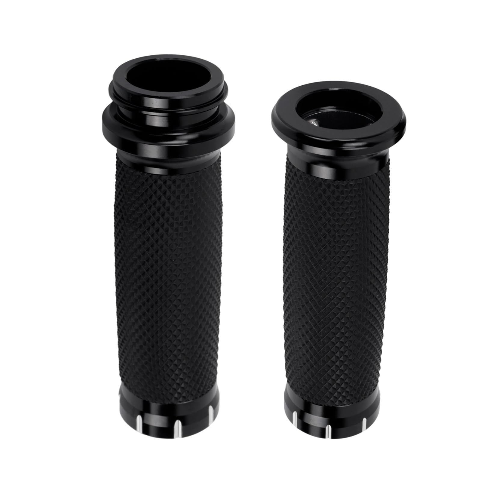 Palanca de freno de embrague de motocicleta y puños negros de 1" para Harley Touring