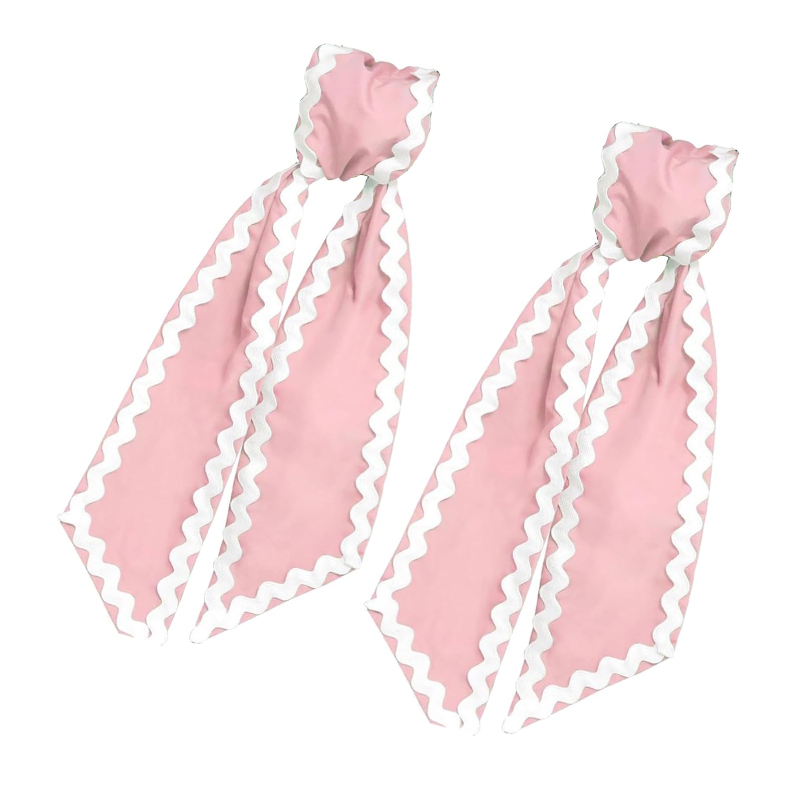 Kaeltsyn A Of 2 Scalloped Wreath Sashes For Front Door Garland Ribbon Ccessories For Yard Doorway Outdoor Indoor Bowknot Decors Wreath Sashes