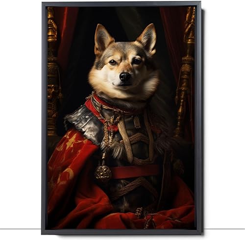 Miniatura 208 de Thuan Chow Chow Retrato de mascota con disfraz real de perro en un disfraz retrato de perro con vestimenta Retrato medieval de mascota retrato