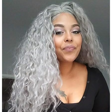 gray frontal wig