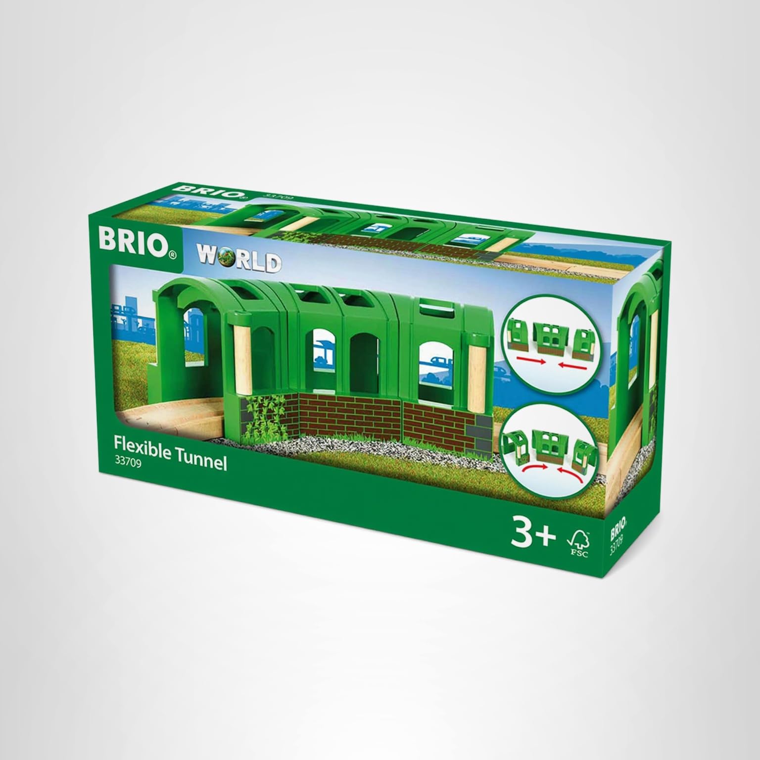 Amazon | BRIO WORLD フレキシブルトンネル 33709 | 電車・レール 