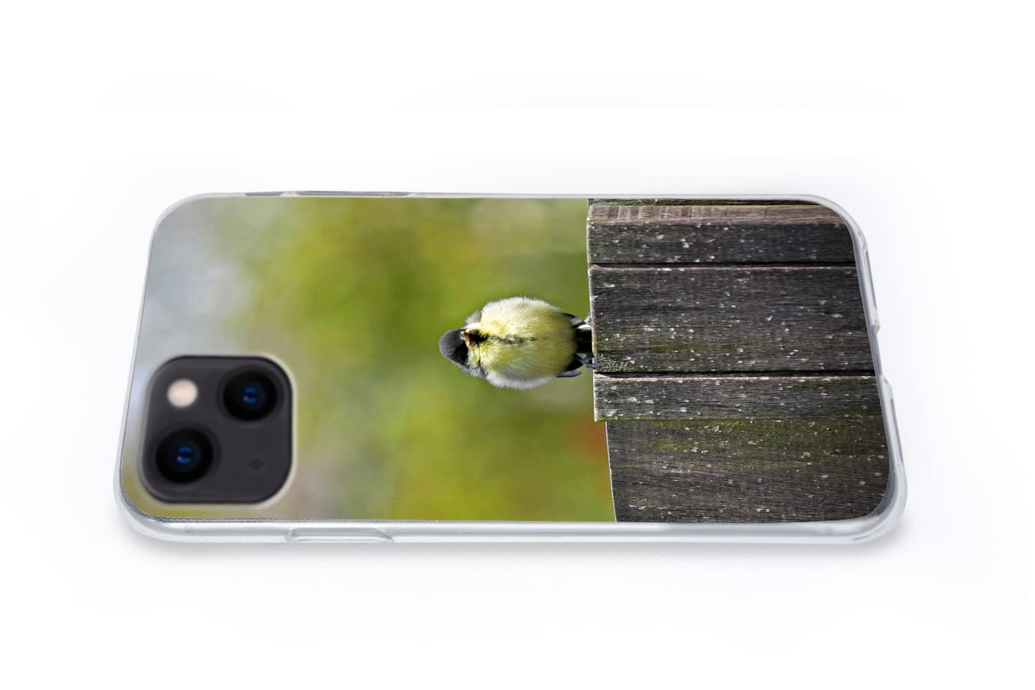 MuchoWow Funda para iPhone 13 - Tres jóvenes Tetas Grandes sentadas en una Valla - Funda de Silicona/Funda Blanda para teléfono móvil