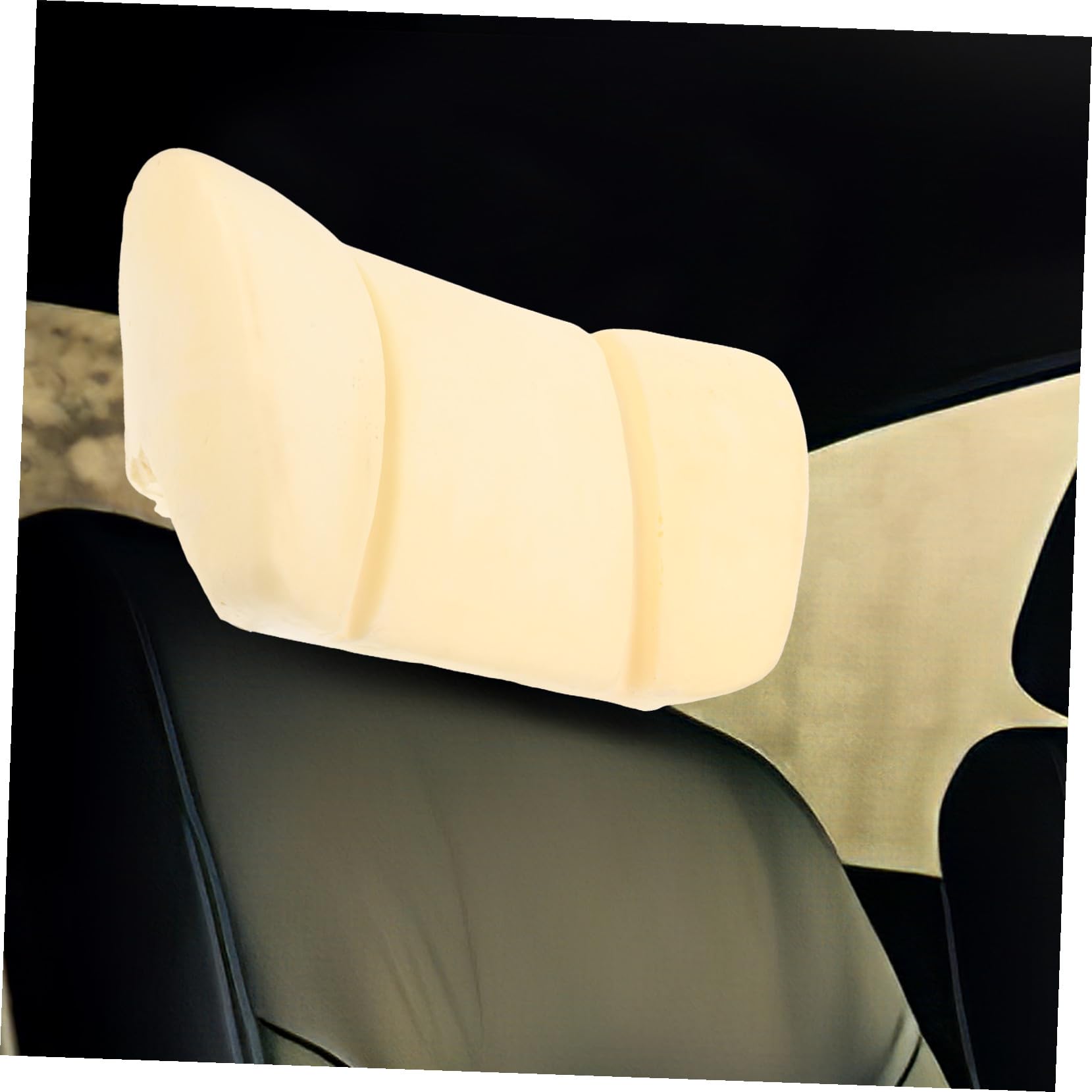Almohadilla Espuma Reemplazo para Reposacabezas Coche Ergonómica con Tubo de Hierro para Asientos Rv y Negocios sin Funda Soporte Cervical Cómodo y Fácil Instalación