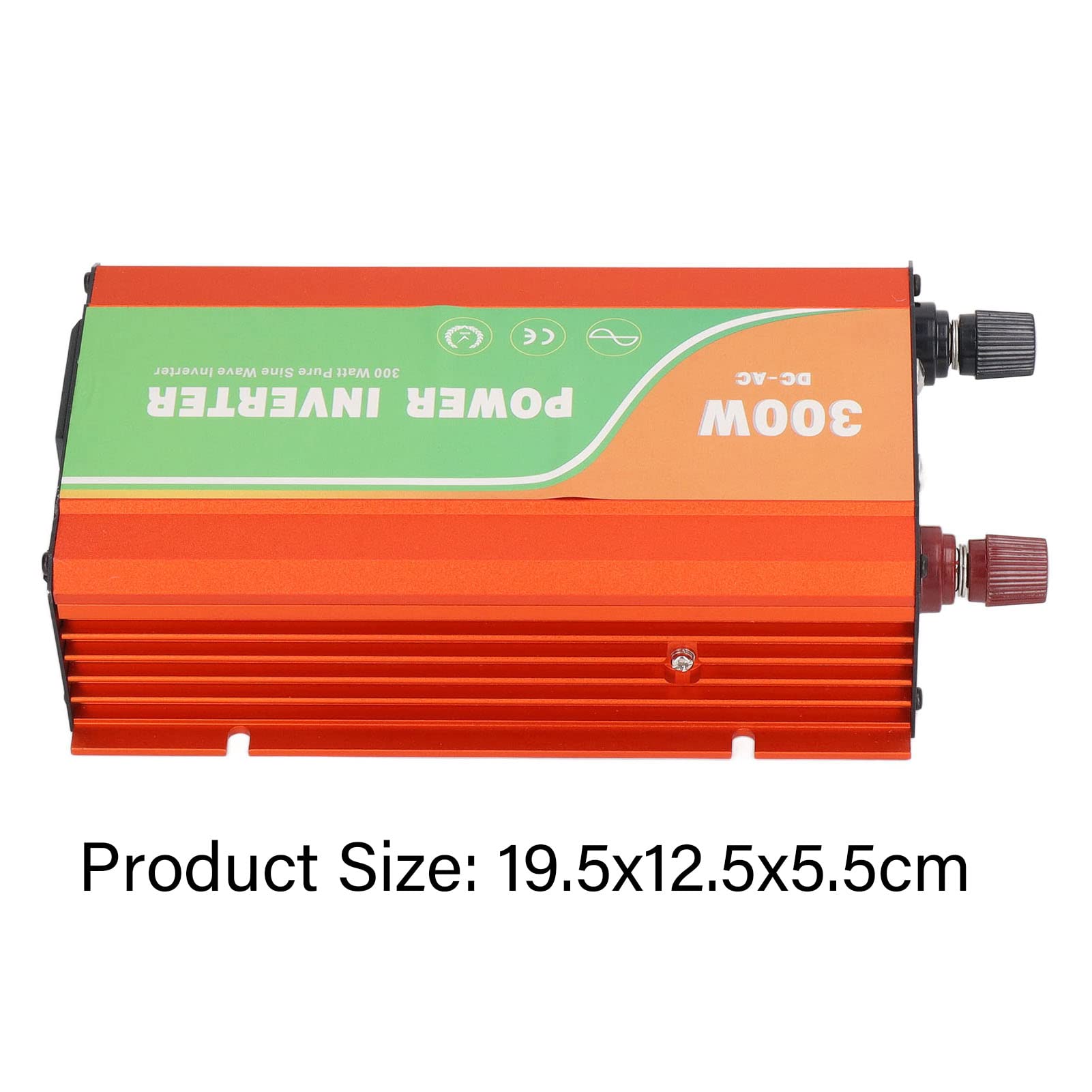 Srliya Inversor de Corriente de 300 W con Ventilador de Refrigeración (12