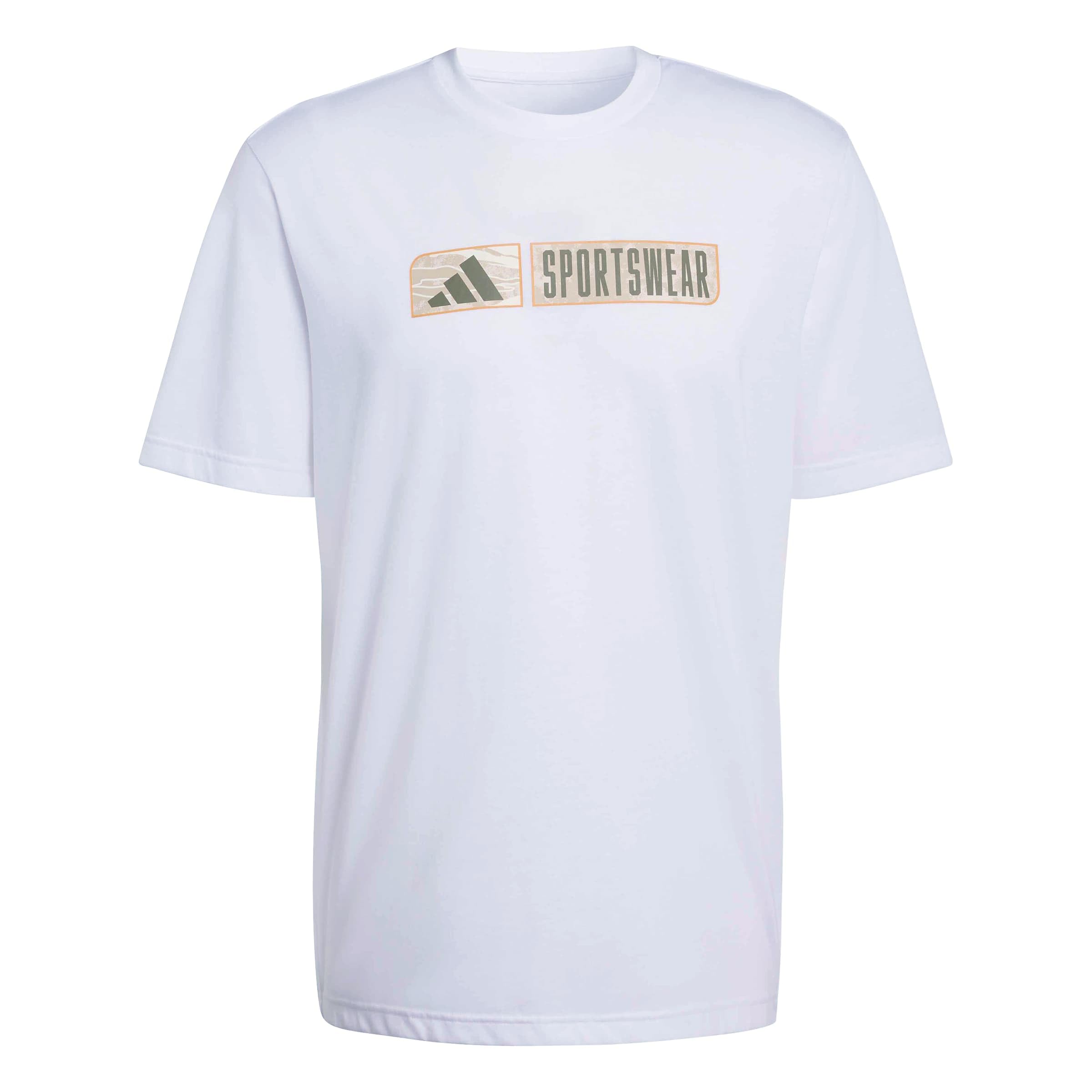 adidas Men's Climacool CAMO Linear Graphic T-Shirt, White, XS